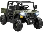 AIYAPLAY Kinder Elektroauto 12V Kinderauto UTV mit 2,4 GHz Fernbedienung 2 Motor -