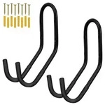 2er Set WELLGRO Wand Fahrradhalter inkl. Metallschrauben und D&uuml;bel -...