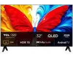 TCL S5L 32S5L, 81,3 cm (32"), 1920 x 1080 Pixel, QLED, Smart-TV, WLAN, Schwarz -