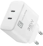 Cellularline Dual Charger 35W, Drinnen, AC, Wei&szlig; - Wei&szlig;