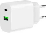 Gembird USB-Ladeger&auml;t 2-Port 20W C + A, Wei&szlig; - Wei&szlig;