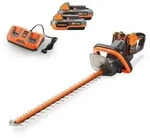 FUXTEC 40V Akku Heckenschere FX-E2HSSET | Heckentrimmer mit 61cm Schnittl&auml;nge | 26