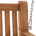 CLP Schaukelbank Joyce Teakholz wetterfest | Farbe teak Gr&ouml;&szlig;e 150 cm