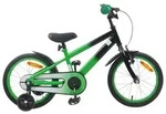 vidaXL Kinderfahrrad 16 Zoll f&uuml;r 4-6 Jahre alt Gr&uuml;n Schwarz - Gr&uuml;n