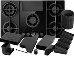 Elica SET NikolaTesla Flame Evo PRF0196341 Kochfeldabzug Gas + Installationsset