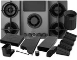 Elica SET NikolaTesla Flame Evo PRF0196343 Kochfeldabzug Gas Grau/Schwarz +