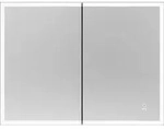 HOME DELUXE LED-Spiegelschrank EVE Schwarz 100 x 80 cm I Unterputz-Montage,