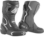 Bogotto Carta Race perforierte Damen Motorrad Stiefel, schwarz/wei&szlig;, 36 -