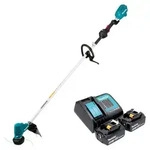 Makita DUR 190 LSG2X9 Akku Rasentrimmer 18 V 300 mm Brushless + 2x Akku 6,0 Ah +