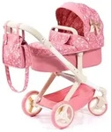 Bayer Design 17009AA Puppenwagen Xeo mit Tasche, h&ouml;henverstellbarer Griff,