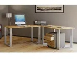 VCM VCM Holz Schreibtisch | Eckschreibtisch schlicht | 190x190 | L Form links...