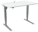 STIER Elektrisch h&ouml;henverstellbarer Schreibtisch 501-43 120 x 80cm Wei&szlig;