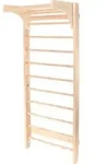 Toboli Sprossenwand in Holzoptik 220 cm, Spro&szlig;enwand bis 150kg mit