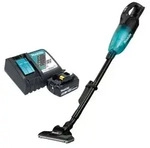 Makita DCL 284 FRTB Akku Staubsauger 18 V 0,73 l Schwarz Brushless + 1x Akku 5,0 Ah +
