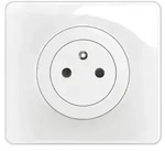 Legrand CG0111, Wei&szlig;, Kunststoff, Gl&auml;nzend, IP20, IK04, 250 V - Wei&szlig;