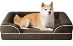 Orthop&auml;disches Hundebett mit Memory Foam, 89x56cm, waschbar, wasserdicht,