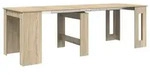 vidaXL Esstisch 240 x 85 x 75 cm Holzwerkstoff Sonoma-Eiche - Braun