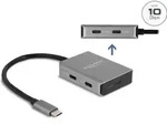 DeLOCK USB 10 Gbps 4 Port USB Type-C Hub mit USB Type-C Anschluss, USB Typ-C, USB 3.2