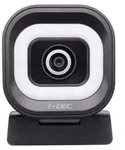 i-tec SOLOMON 700 STREAM 4K Webcam Ring Light, 8,29 MP, 3840 x 2160 Pixel, 60 fps,