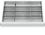 STIER Schubladeneinteilung Metalleinteilung BLH 200-300 mm Innenma&szlig; 600x450 mm...