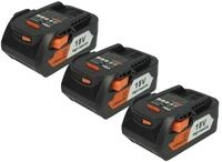 vhbw 3x Akku kompatibel mit AEG BEX18-125-0, BBH18 Li-302C, BBH18-0, BEX18-125,