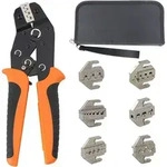 Crimpzangen-Set mit 6 Schneideisen, Ratschen-Crimpwerkzeug f&uuml;r...