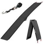 TRUTZHOLM 1 x Auffahrrampe 205 cm Traglast 340 kg Alu schwarz klappbar geriffelt