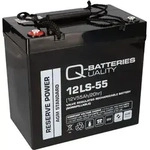 Q-Batteries 12LS-55 12 V 55 Ah AGM Bleiakku