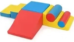 COSTWAY Schaumstoff-Kletterbl&ouml;cke f&uuml;r Kleinkinder, 7-teiliges...