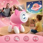 Kiano Kinder Lernprojektor Katze HD 720p &ndash; Android 13, WiFi Bluetooth,...