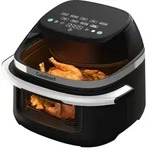 Cuisinart AFC9E, Hei&szlig;luftfritteuse, 8,5 l, 230 &deg;C, Einzelbild, Schwarz, Ber&uuml;hrung