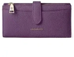 Lazarotti Bologna Leather Geldb&ouml;rse Leder 20 cm - Lila