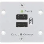 Kramer Electronics W-2UC(B), Schwarz, Jede Marke, 2x USB, 50,5 mm, 47 mm, 3,3...