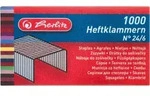 Herlitz 8760514, 1000 Heftklammern, 24/6, Metall