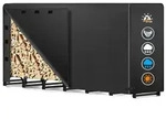 Kaminholzregal mit Abdeckung 243 x 35 x 121 cm Metall 600D...