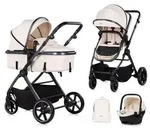 Chipolino Kombikinderwagen Pearl 3 in 1 umbaubar Babyschale Wickeltasche...