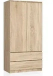 AKORD Furniture Factory SP0PSYSSON010, Eiche, Garderobe, 4 Regale, 2 T&uuml;r(en),...