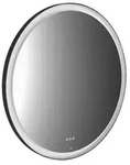 emco round black Lichtspiegel, Durchmesser 750mm, mit LED-Beleuchtung, schwarz,