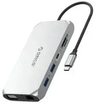 Orico XCR 12-in-1 USB-C Dockingstation mit 2x USB-A 3.1, 1x USB-A 2.0, 1x USB-C...
