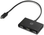 HP USB-C-zu-USB-A-Hub, USB 3.2 Gen 1 (3.1 Gen 1) Type-C, USB 3.2 Gen 1 (3.1 Gen...