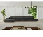ALTDECOR Ecksofa in L-Form IREA-L3 412x165x80 cm Dunkelgrau Corner Sofa Eckcouch
