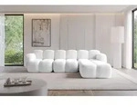 ALTDECOR Ecksofa - Miko-L2 - 302x205x75 - Wei&szlig; Corner Sofa Eckcouch Couch...