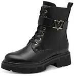 MARCO TOZZI Damen Stiefelette mit herzf&ouml;rmiger Schnalle 2-25247-47, Gr&ouml;&szlig;e:36...
