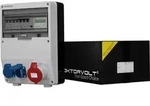 Stromverteiler TD-S/FI 32A 2x230V Drehstromz&auml;hler MID Doktorvolt&reg; 9092