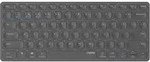 Rapoo E9600M, Mini, Kabellos, Bluetooth, QWERTY, Wei&szlig; - Wei&szlig;
