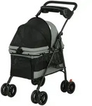 PawHut Hundewagen Hundebuggy Faltbar Katzenwagen bis 10kg mit Kissen...
