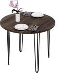 LAMO Manufaktur Esstisch rund 90 cm | Wohnzimmertisch Holz, Runder Tisch |...