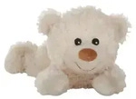 Habibi W&auml;rmetier Kuscheltier liegender B&auml;r creme duftneutral mit Hirse