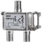 Wisi DM 02 D, Weiblich, 2 Ausg&auml;nge, 47,5 mm, 49,5 mm, 25,5 mm