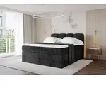 ALTDECOR Boxspringbett - H3/H4 Matratze und Topper - NINA KING - 200x200 -...